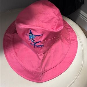Guy Harvey Pink  Fishing Hat Bucket Wide Brim Sun Protection Outdoor